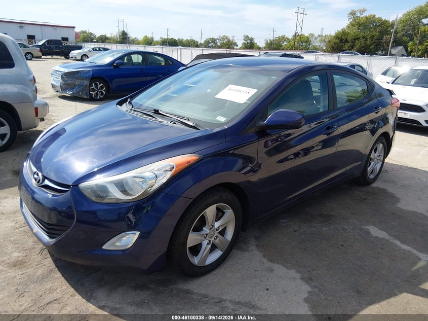 Vin: 5npdh4ae7ch064099, lot: 46599997, hyundai elantra gls 20122