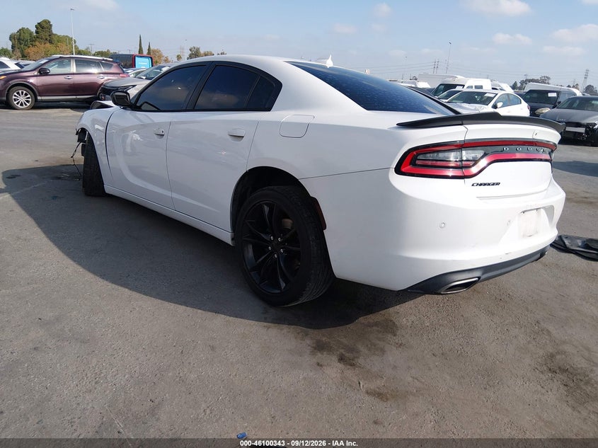 Vin: 2c3cdxhg1gh281747, lot: 46600001, dodge charger sxt 20163