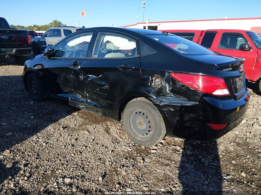 Vin: kmhct4ae2hu337078, lot: 46600005, hyundai accent se 20173