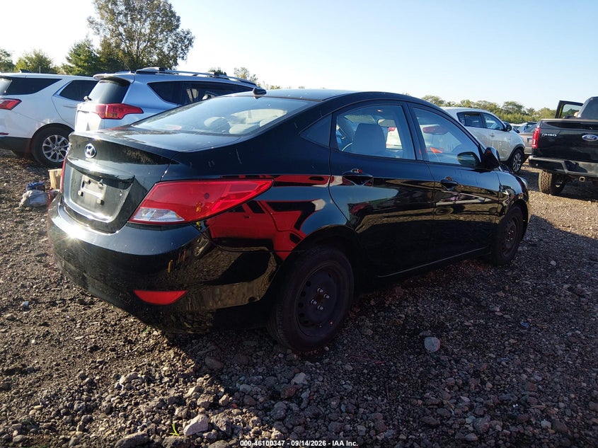 Vin: kmhct4ae2hu337078, lot: 46600005, hyundai accent se 20174