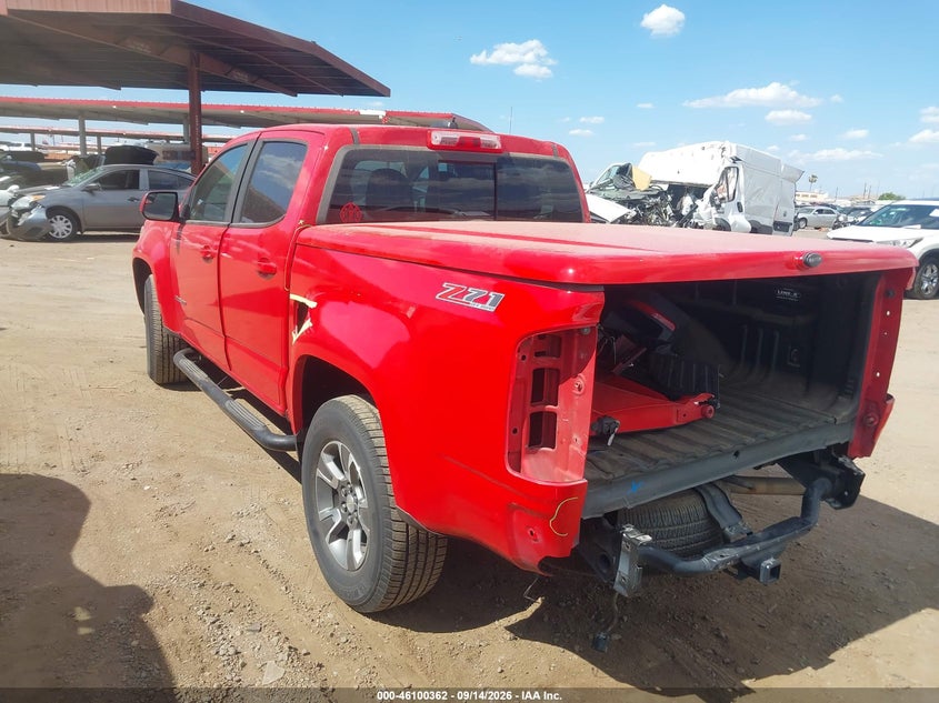 Vin: 1gcgtden1h1190642, lot: 46600020, chevrolet colorado z71 20173