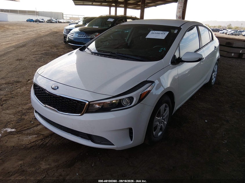 Vin: 3kpfk4a79je183589, lot: 46600026, kia forte lx 20182