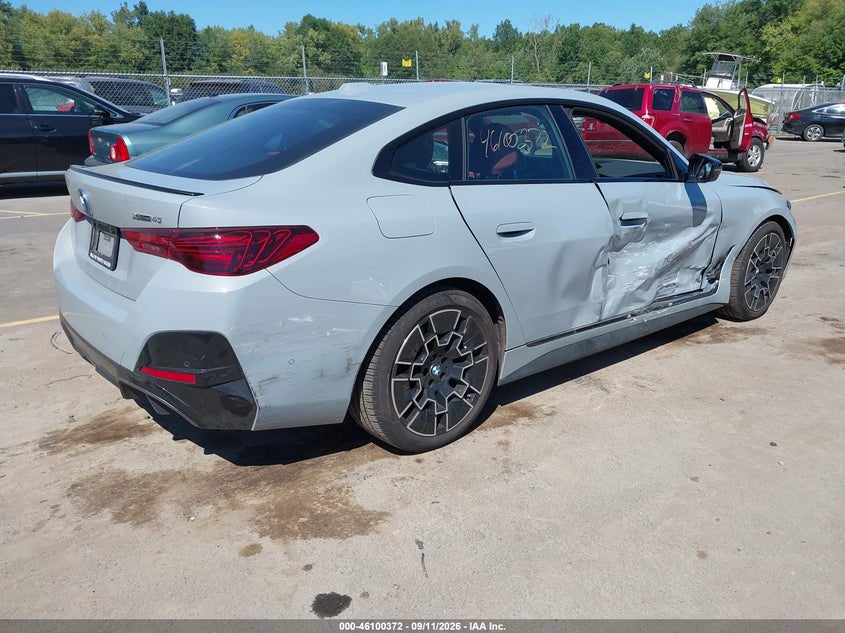 Vin: wby43hd01sfv81511, lot: 46600032, bmw i4 gran coupe xdrive40 20254