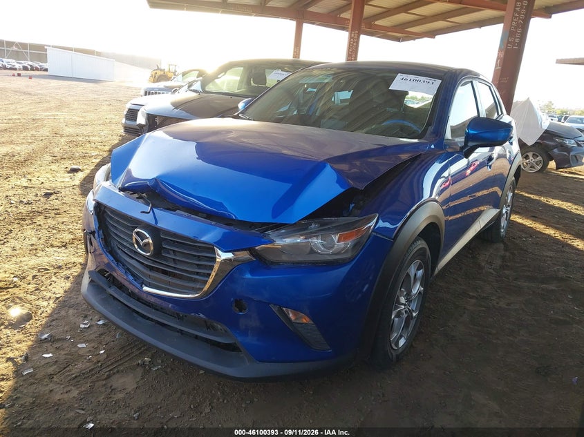 Vin: jm1dkfb70h0166278, lot: 46600051, mazda cx-3 sport 20172