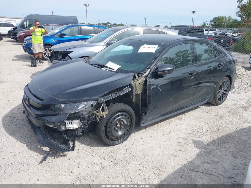 Vin: shhfk7h41mu224761, lot: 46600052, honda civic sport 20212