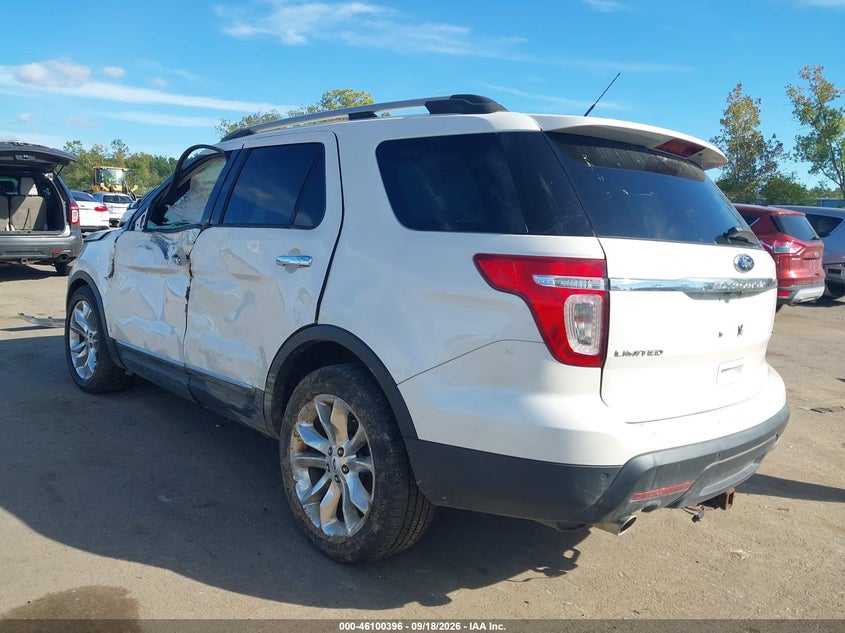 Vin: 1fm5k8f88dga42761, lot: 46600054, ford explorer limited 20133