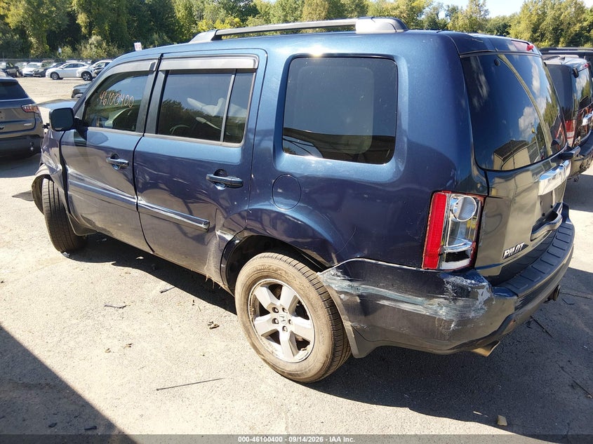 Vin: 5fnyf4h40bb071364, lot: 46600058, honda pilot ex 20113