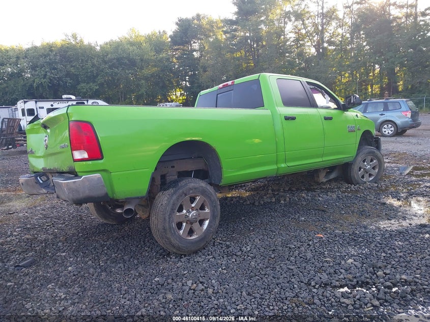 Vin: 3c6ur5jl0fg669491, lot: 46600073, ram 2500 big horn 20154