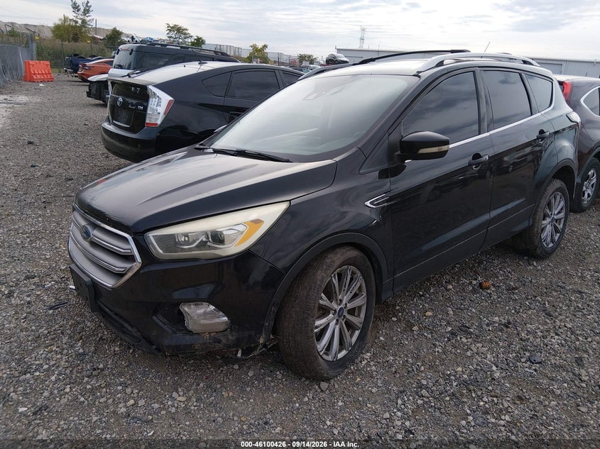 Vin: 1fmcu9j99hub79352, lot: 46600084, ford escape titanium 20172