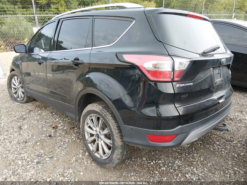 Vin: 1fmcu9j99hub79352, lot: 46600084, ford escape titanium 20173