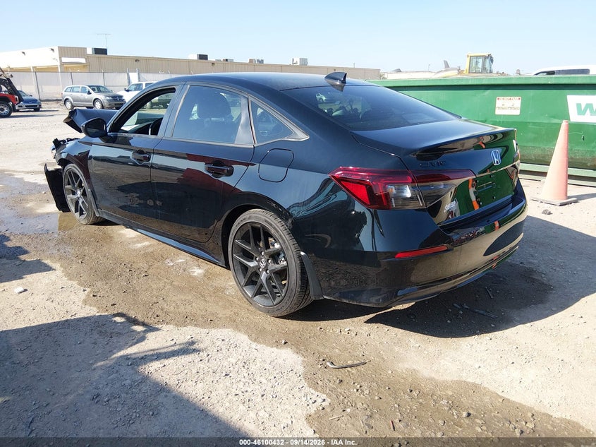 Vin: 2hgfe2f56th563758, lot: 46600090, honda civic sport 20263