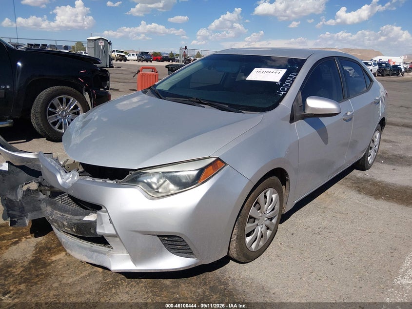 Vin: 5yfburhe5ep052366, lot: 46600102, toyota corolla le 20142