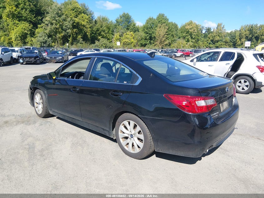 Vin: 4s3bnac62h3027856, lot: 46600110, subaru legacy 2.5i premium 20173