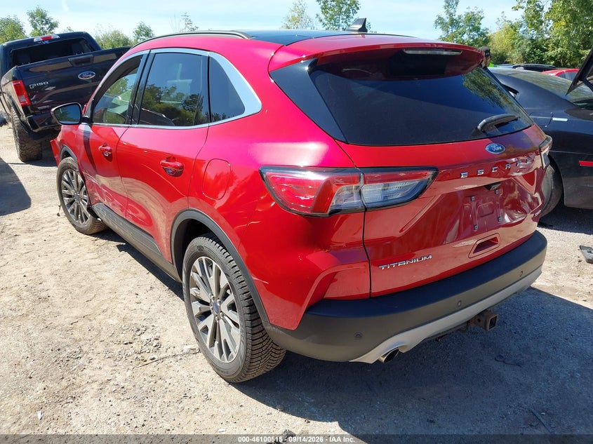 Vin: 1fmcu9j93nub92318, lot: 46600173, ford escape titanium 20223