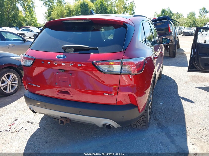 Vin: 1fmcu9j93nub92318, lot: 46600173, ford escape titanium 20224