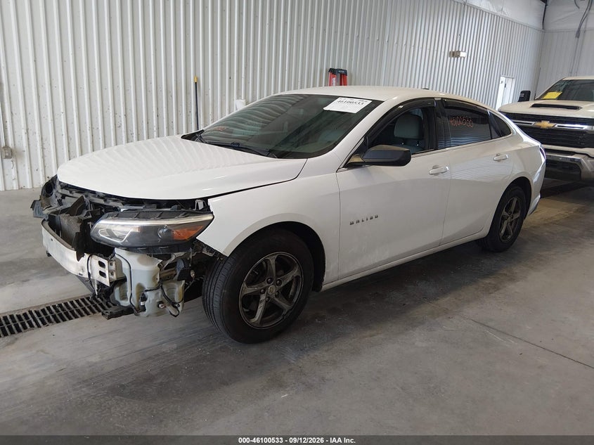 Vin: 1g1zc5st4jf185549, lot: 46600190, chevrolet malibu 1fl 20182