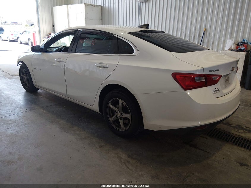 Vin: 1g1zc5st4jf185549, lot: 46600190, chevrolet malibu 1fl 20183