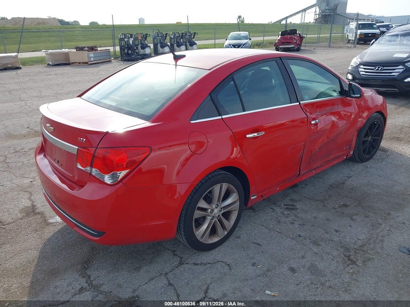 Vin: 1g1ph5sc1c7319570, lot: 46600194, chevrolet cruze ltz 20124