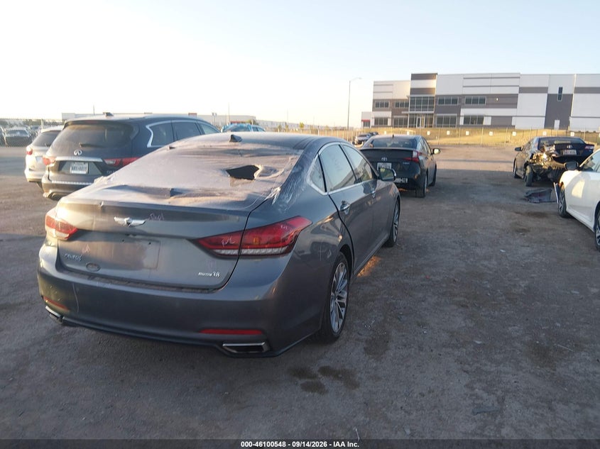 Vin: kmhgn4je8gu108527, lot: 46600206, hyundai genesis 3.8 20164