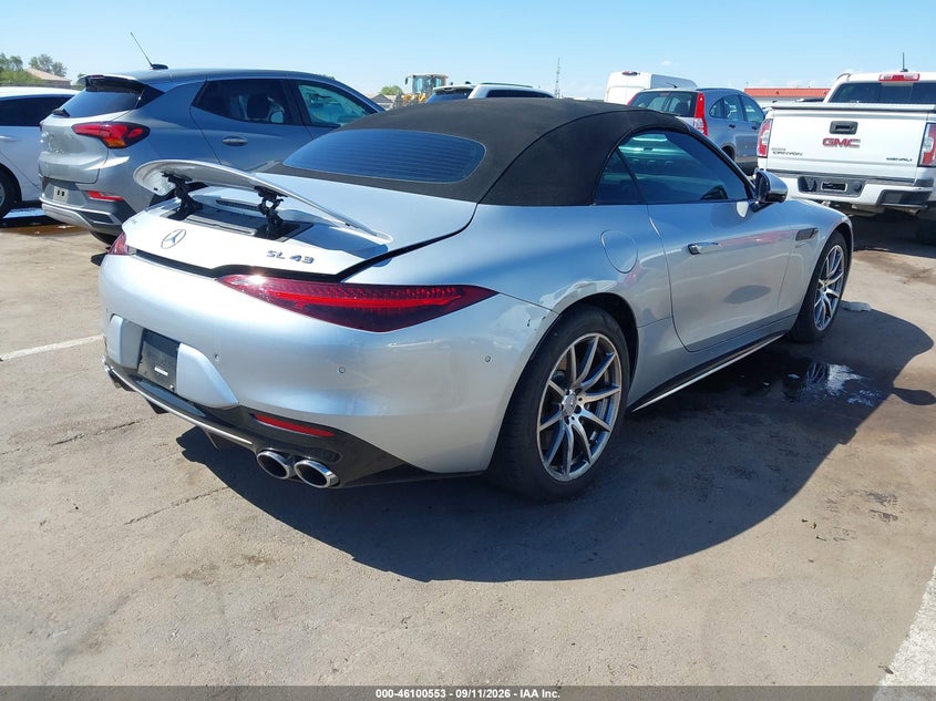 Vin: w1kvk5ab5pf018178, lot: 46600211, mercedes-benz amg sl 43 4matic+ 20234