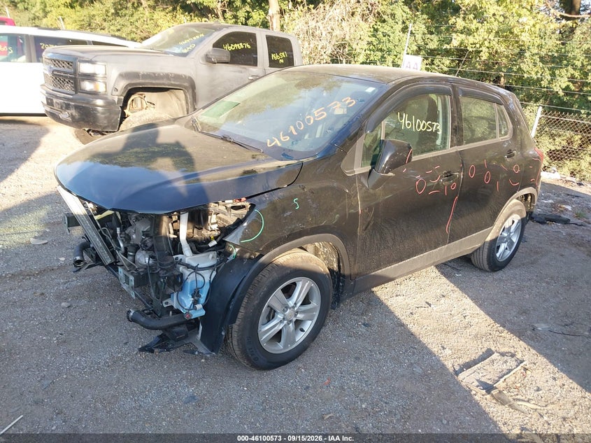 Vin: kl7cjksb6lb070922, lot: 46600231, chevrolet trax fwd ls 20202