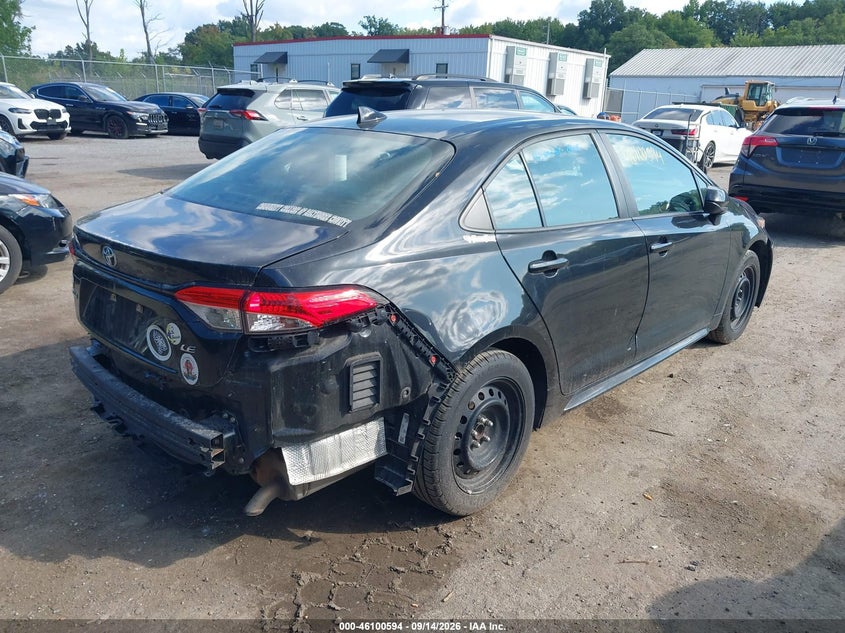 Vin: 5yfepraexlp074553, lot: 46600252, toyota corolla le 20204