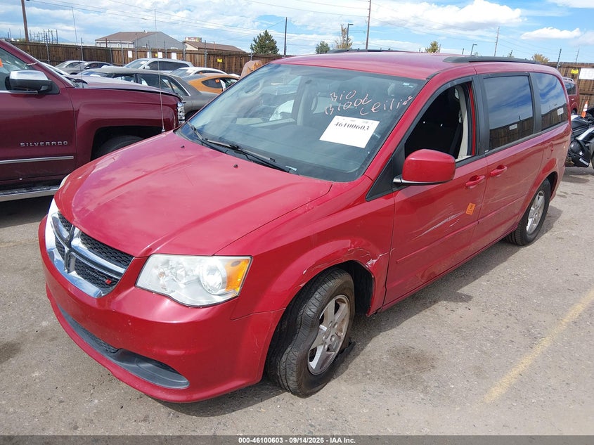 Vin: 2c4rdgcg4dr654749, lot: 46600261, dodge grand caravan sxt 20132
