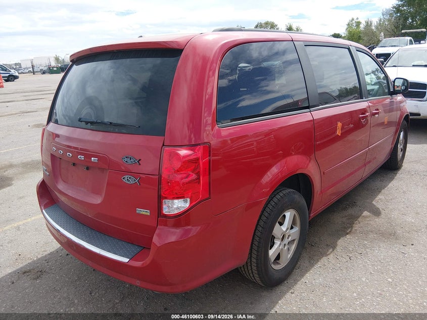 Vin: 2c4rdgcg4dr654749, lot: 46600261, dodge grand caravan sxt 20134