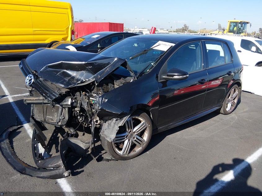 Vin: wvwpf7aj2cw309595, lot: 46600282, volkswagen golf r 4-door 20122