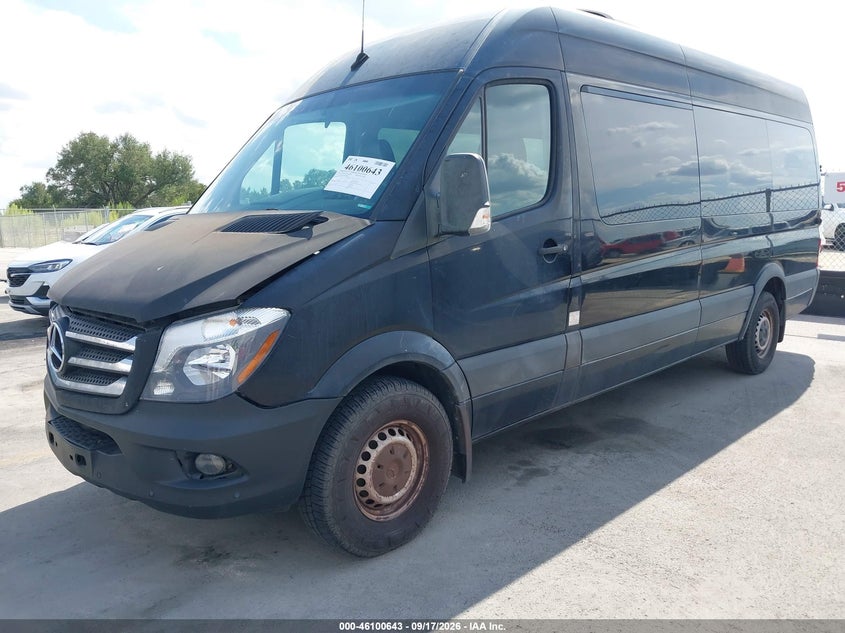 Vin: wdzpe8cd2jp608446, lot: 46600301, mercedes-benz sprinter 2500 high roof v6 20182