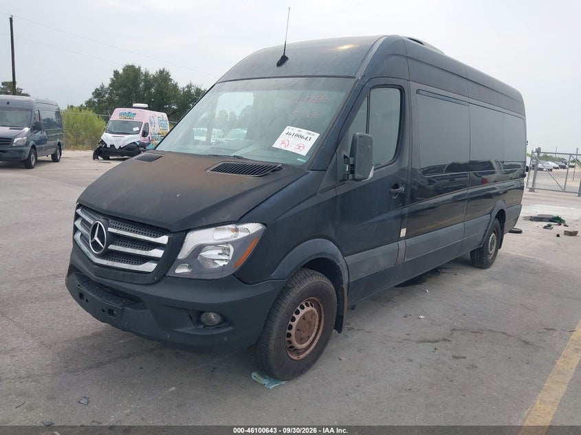 Vin: wdzpe8cd2jp608446, lot: 46600301, mercedes-benz sprinter 2500 high roof v6 20182