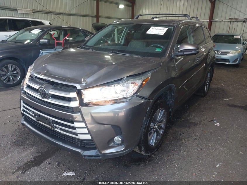 Vin: 5tdjzrfh0ks571645, lot: 46600343, toyota highlander xle 20192