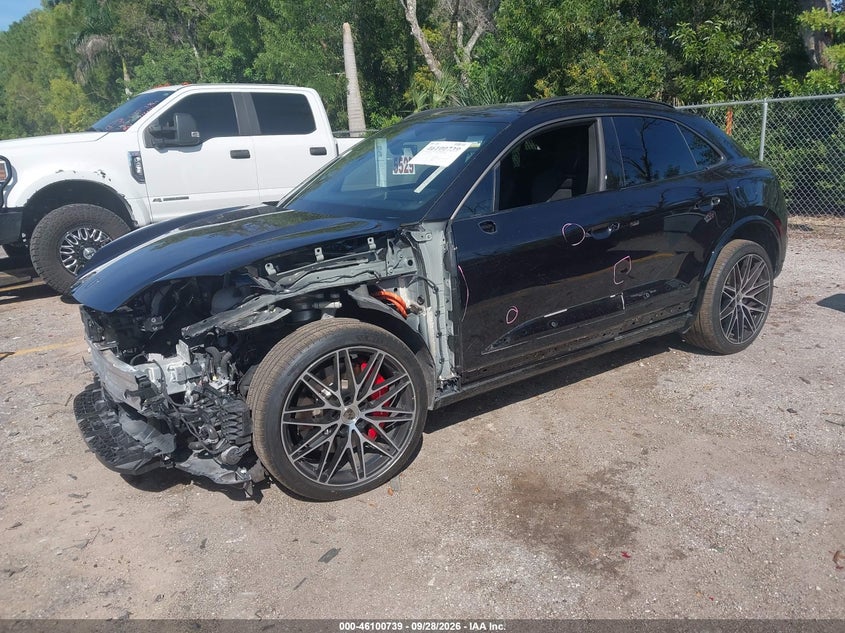 Vin: wp1ac2xa1sl175733, lot: 46600397, porsche macan electric turbo 20252