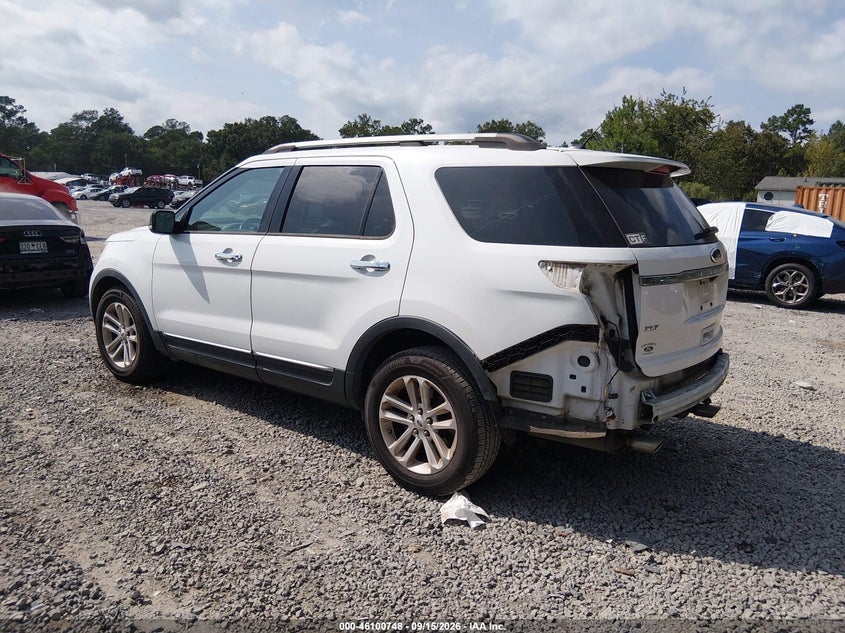 Vin: 1fm5k7d82egb57063, lot: 46600406, ford explorer xlt 20143