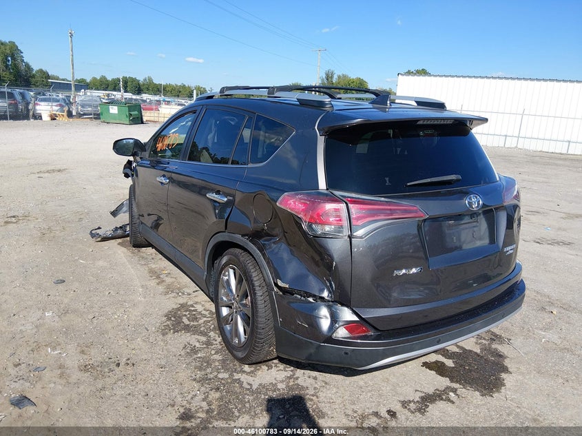 Vin: jtmdfrev2gj061119, lot: 46600441, toyota rav4 limited 20163