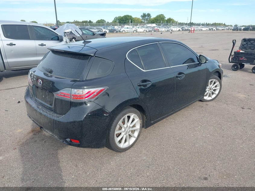 Vin: jthkd5bh8d2127598, lot: 46600513, lexus ct 200h 20134