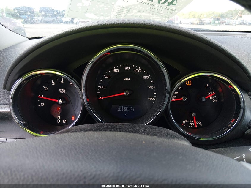 CADILLAC CTS 2012 VIN 1G6DC5E52C0119315