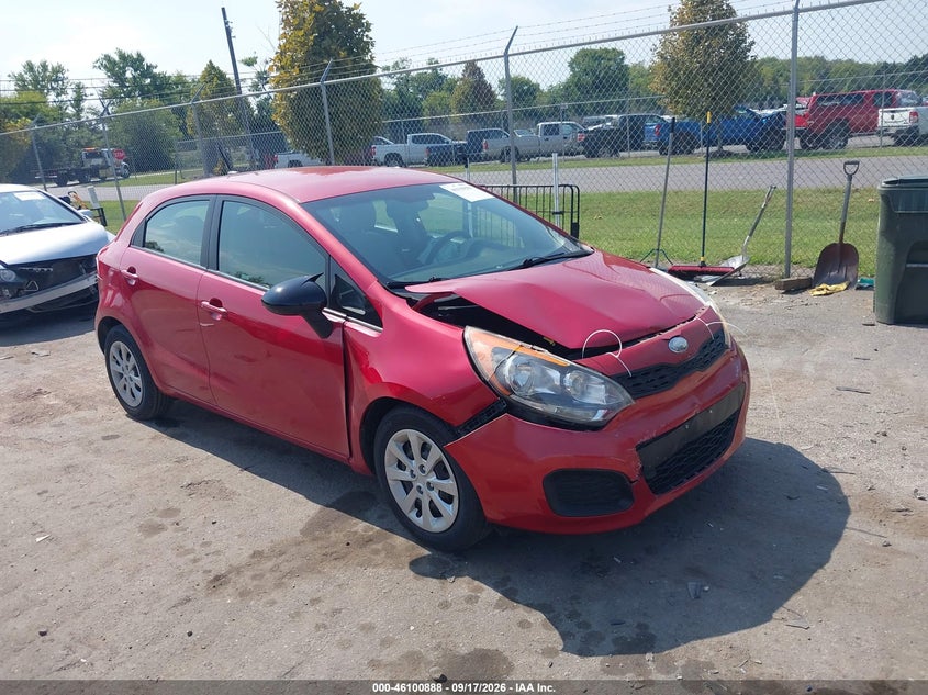 Vin: knadm5a3xd6285155, lot: 46600546, kia rio lx 2013 img_1