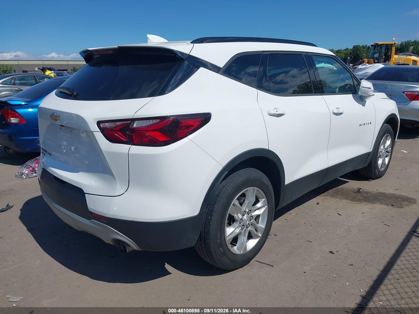 Vin: 3gnkbgrs0ks590199, lot: 46600556, chevrolet blazer 20194