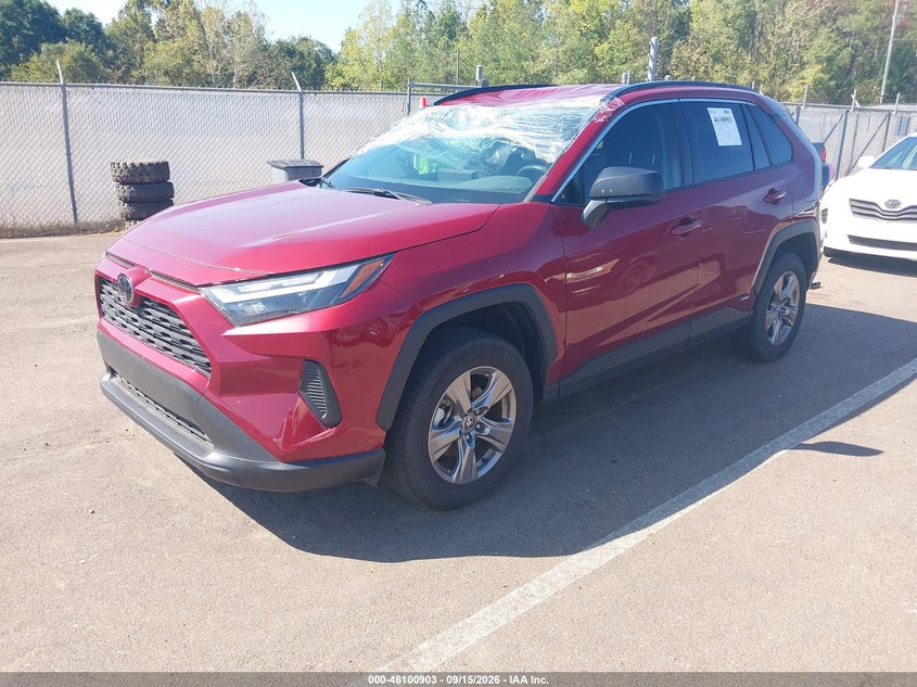 Vin: jtmlwrfv3sd329550, lot: 46600561, toyota rav4 hybrid le 20252