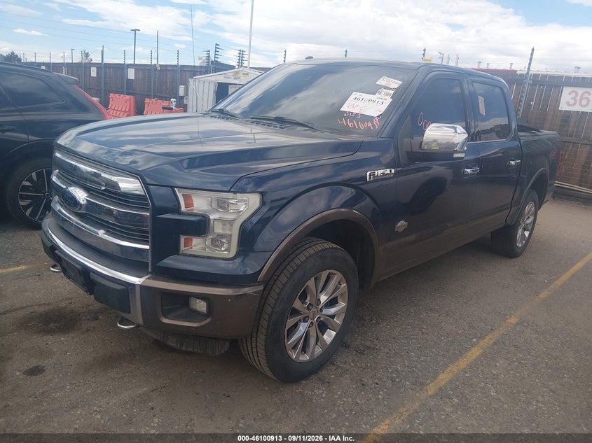Vin: 1ftew1ef4gfb43693, lot: 46600571, ford f-150 king ranch 20162