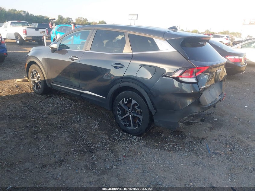 Vin: kndpv3af9p7104931, lot: 46600574, kia sportage ex 20233