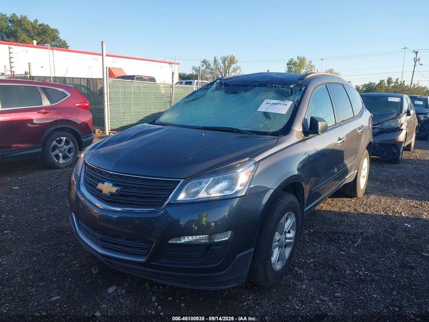 Vin: 1gnkvfedxej137691, lot: 46600596, chevrolet traverse ls 20142