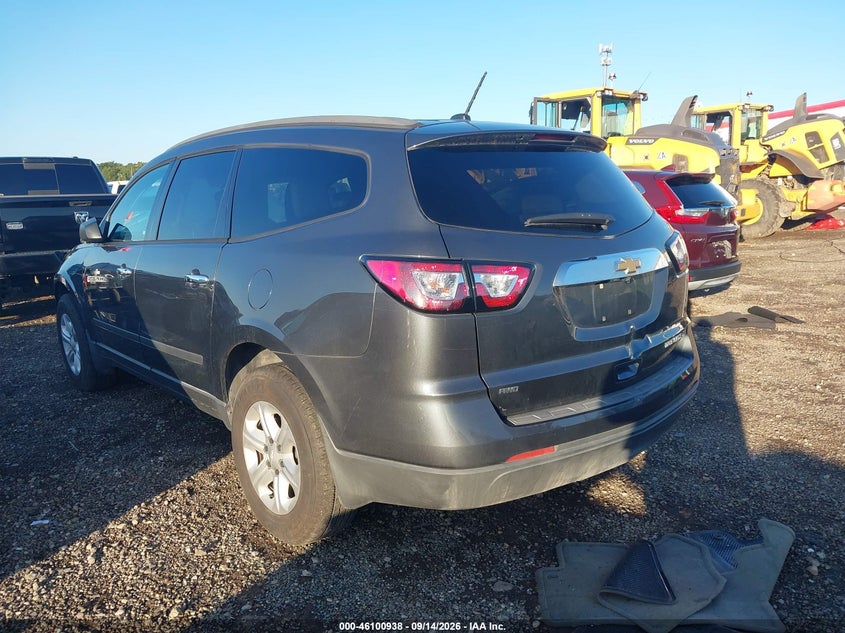 Vin: 1gnkvfedxej137691, lot: 46600596, chevrolet traverse ls 20143
