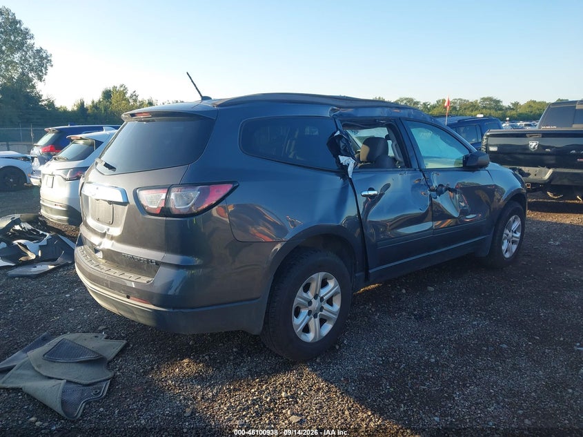 Vin: 1gnkvfedxej137691, lot: 46600596, chevrolet traverse ls 20144