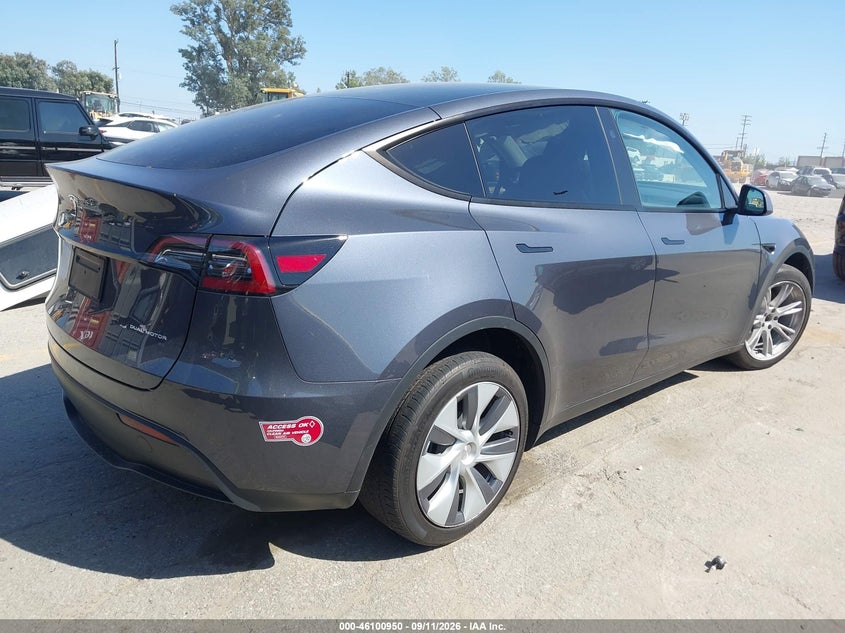 Vin: 7saygdee6pa167789, lot: 46600608, tesla model y awd/long range dual motor all-wheel drive 20234