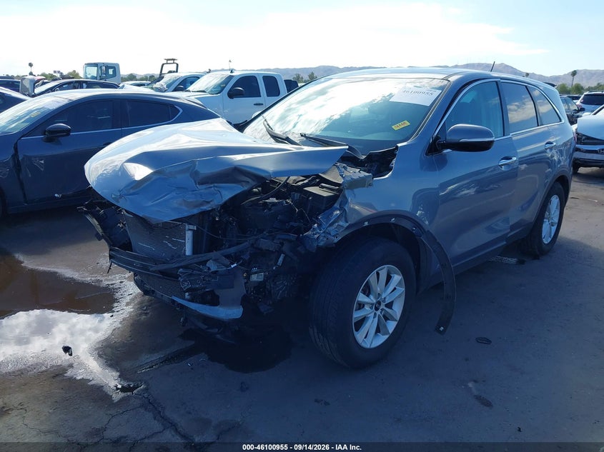 Vin: 5xypgda37lg662876, lot: 46600613, kia sorento 2.4l lx 20202