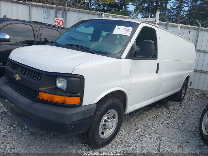 Vin: 1gcwggcf6f1258069, lot: 46600618, chevrolet express 2500 work van 20152