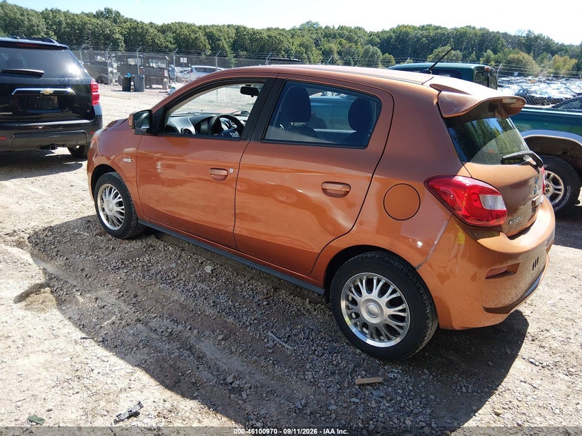 Vin: ml32a3hj3hh015306, lot: 46600628, mitsubishi mirage es 20173