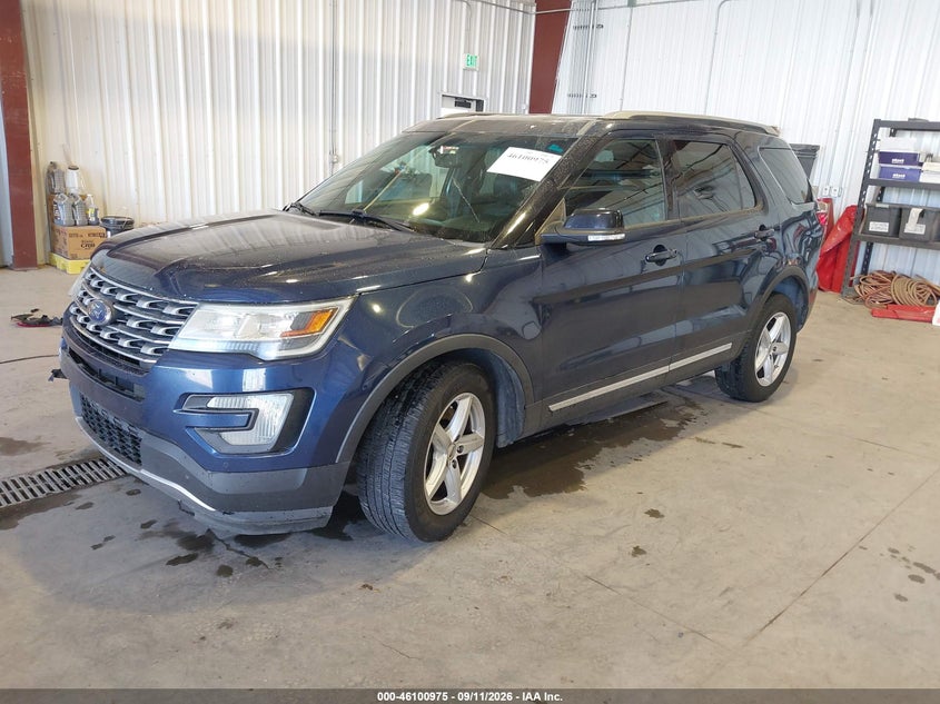 Vin: 1fm5k8d82ggd28192, lot: 46600632, ford explorer xlt 20162